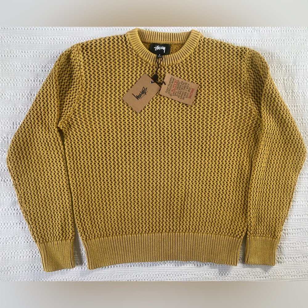 PIGMENT DYED LOOSE GAUGE SWEATER